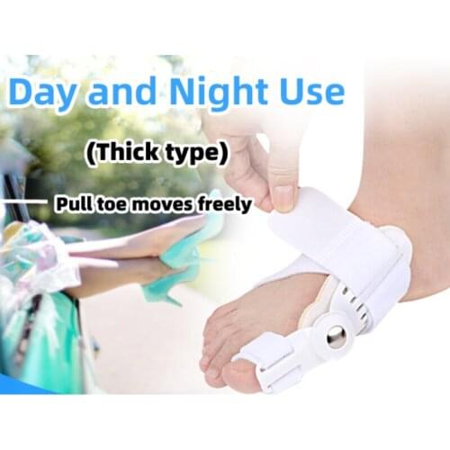1Pcs Thick Type Foot Care Tools Pain Relief Straightener Valgus Orthosis Protector Thumb Big Bone Bunion Corrector Orthopedic