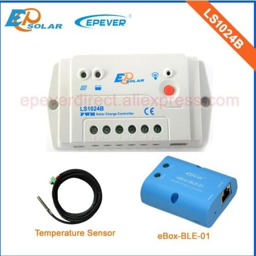 10A pwm automatic 12v 24v work controllers LS1024B EPEVER with bluetooth connect function and temperature sensor