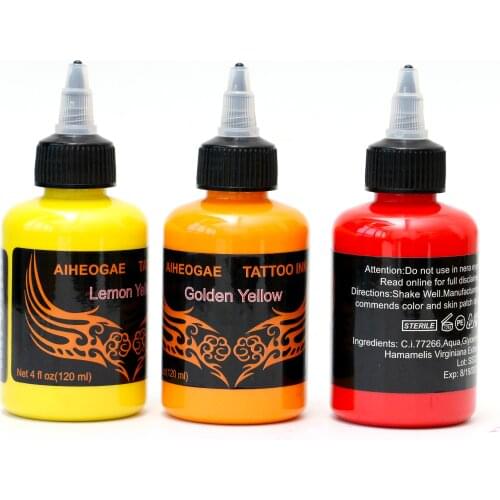 120ml 14pcs Microblading Tattoo Ink Pigment for permanent Makeup Eyebrow Eyeliner Lip Body Arts Paint Makeup Tattoo Supplies