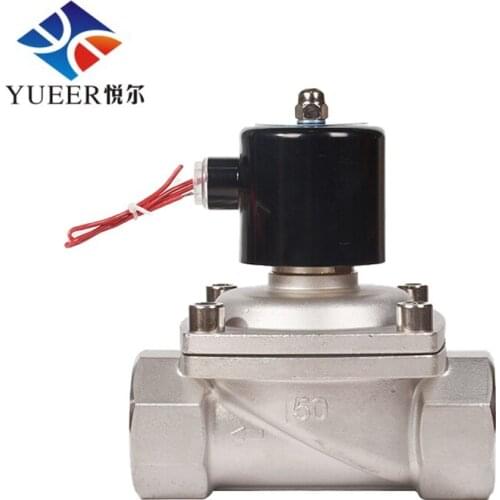 2 inch 2/2 Way High Speed Stainless Steel Solenoid Water Valve
