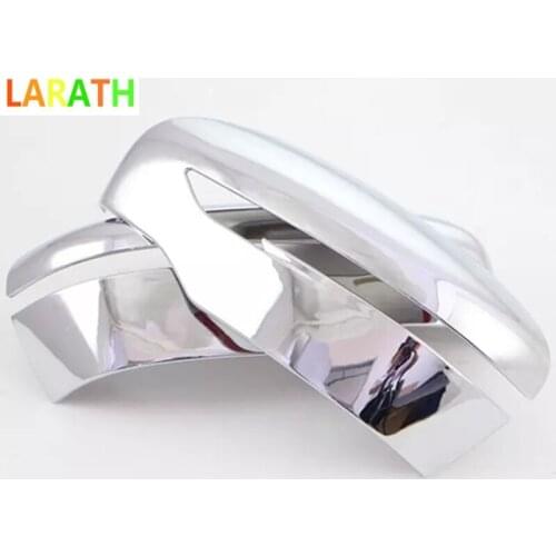 For Nissan Murano 2015 2016 2pcs Chrome Car Exterior Side Mirror Protectors Rearview Mirror Cover Trim