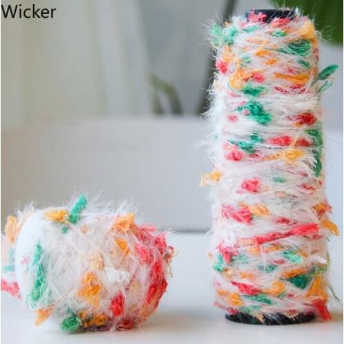 50 G Long Plush Faux Blended Yarn Soft Warm Anti-pilling Feather Yarn for Handknitting Scarf Sweater Cardigan Diy Crochet Yarn