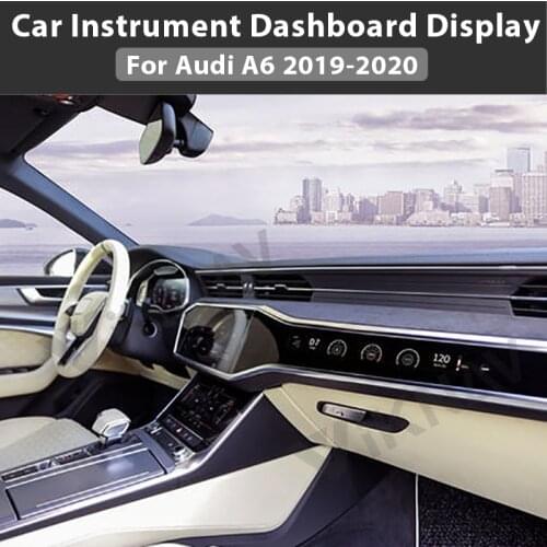 Android Car Instrument Dashboard Display for-AUDI A6 2019-2020 Multimedia co-pilot virtual cockpit LCD display