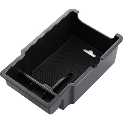 Black Car Central Console Armrest Storage Box Holder For Jeep Renegade 2015 2016