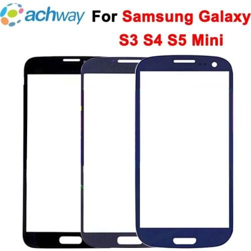 For Samsung Galaxy S3 S4 S5 Mini i8190 i9190 G900 Touch Screen LCD Display Front Outer Glass Panel Lens Cover Repair Replacement