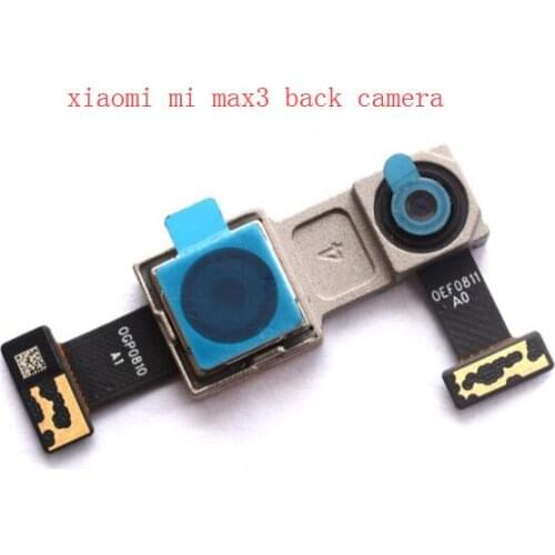 For xiaomi MAX 3 real back camera module with glass back camera flex cable