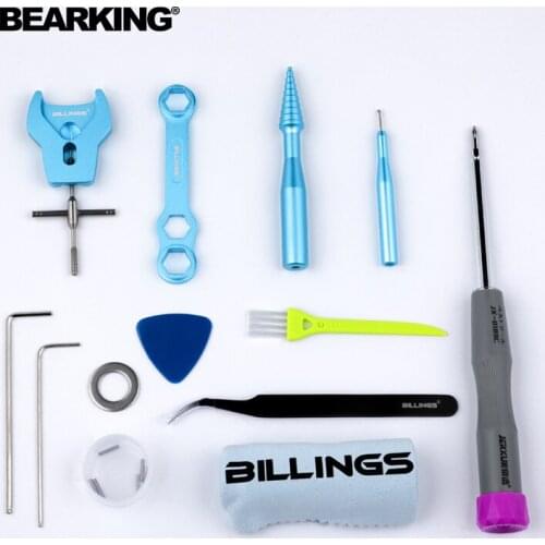 BEARKING DIY reel repair tools kit bearing remove baitcasting spinning reel maintenance spool dismantling device screwdriver