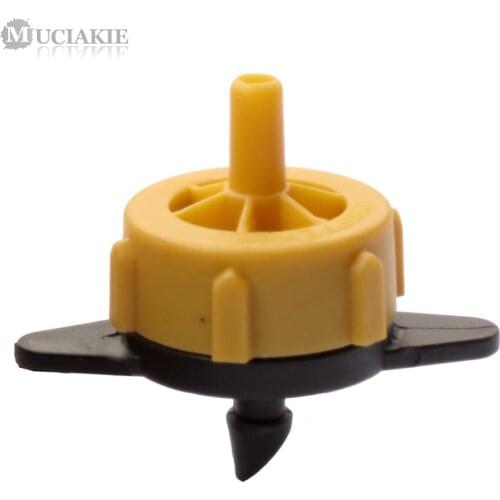 MUCIAKIE 10PCS 2L/H Pressure Compensating Drip Dropper Emitter Watering Tree Flow Drippers for Arrow Drip System on Line Hose