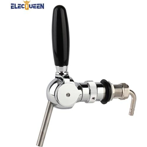 Draft eer tap with 30mm thread shank and accessore for hose ,flow control ball beer tap,brass material,for homebrew