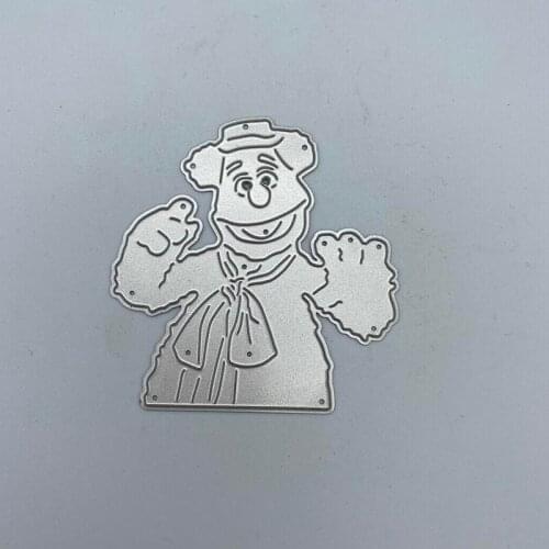Laughing man Metal Cutting Dies Stencils For DIY Scrapbooking Album Paper Card Decorative Craft Embossing Die Cuts New 2019