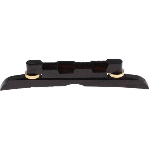 New Arrival Adjustable Mandolin Bridge Ebony Wood for Mandolin Parts Accessories Ebony Mandolin Bridge