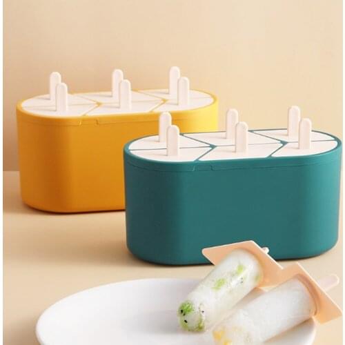 Plastic Ice Cream Popsicle Mold Ice Cream Tools Reusable Popsicle Jelly Box DIY Frozen Ice Cream Mould Kitchen Tools