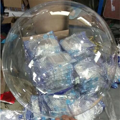 10/20/24/36 inch Bubble No wrinkles Clear PVC Balloons Transparent globos Birthday Wedding Party Events Decor Supplies