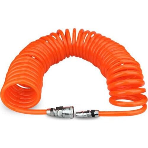 PU telescopic hose 8*5 spring air pipe air pump high pressure telescopic tube 10*6.5 12*8 air compressor spiral tube