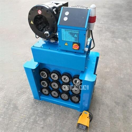 V32 Quick-change Pipe Press Hydraulic Hose Crimper Hydraulic Tools Hose Crimping Machine With Die-sets 600T 380V/220V 4KW 6-64MM