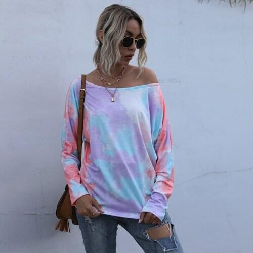 Spring Autumn New Lady Pullover Fashion Casual Loose Comfortable O-neck Long Sleeve Multicolour Women T-shirt Clothing Top