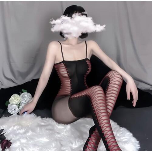 Intimates Women Teddies Sleepwear Gothic Porno Lingerie Sheer Sexy Body Stockings Hot Erotic Sexy Costumes Crotchless Underwear