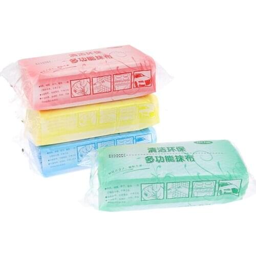 Kind 1 Pack Of 80 Practical Disposable Rags Kitchen Non-Woven Absorbent Dishcloth