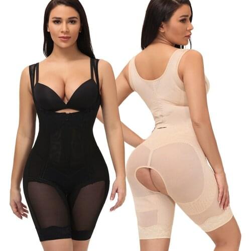 Body Shaper Women Waist Trainer Butt Lifter Corrective Slimming Sheath Belly Flat Underwear Bodysuit Postpartum Girdle Shapewear