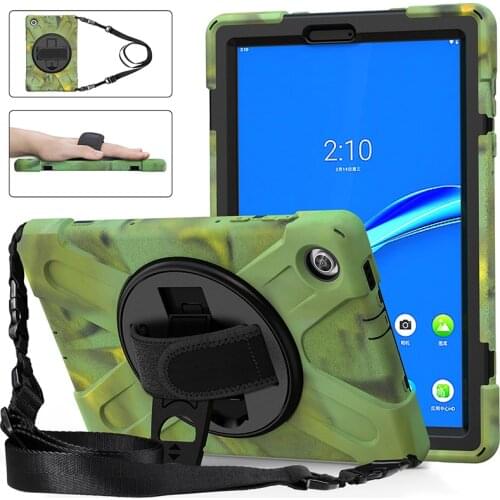 For Lenovo Tab M10 HD (2nd Gen) TB-X306X TB-X306F X306 Shockproof Case Stand Cover Holder with Hand Shoulder Strap