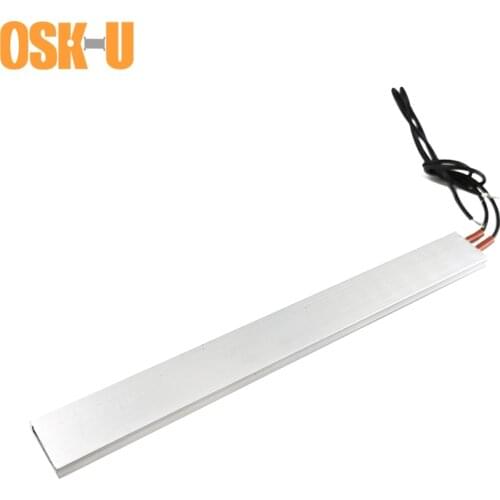 PTC Electric Heater Plate 12V 200x21x5mm PTC Heating Element 70/110/200C Thermostatic Heater Element for Hair Straightener