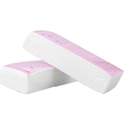 100pc Hair Removal Depilatory Nonwoven Epilator Wax Strip Paper Roll Waxing Depilatory Beauty T1076