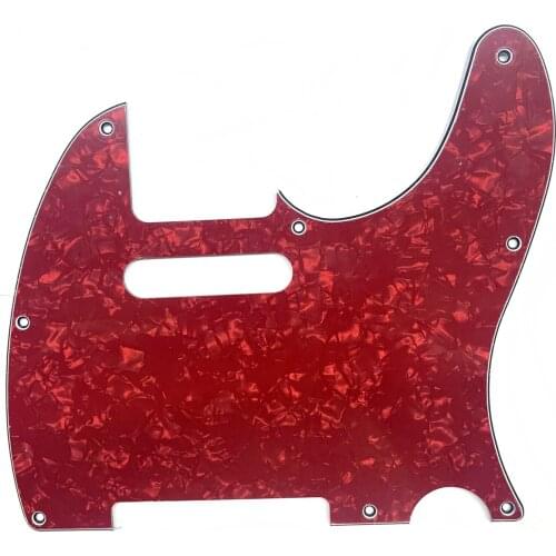 KAISH Red Pearl Guitar Pick Guard Scratch Plate Fits TL Guitar