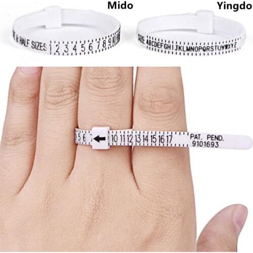 Ring Ruler Measurer Finger Coil Ring Sizing Tool UK Size US Size Measurements Ring Sizer Accessory Insert Guard Tightener Tools
