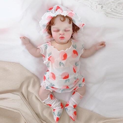 Summer Short Sleeve Baby Romper Floral Network Casual Baby Girl Clothes 3-piece Set Newborn Mamelucos Para Bodysuits BE50BR