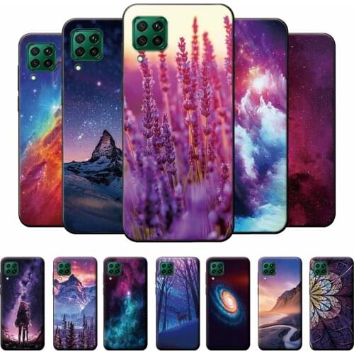 Huawei P40 Lite Case Matte Case For Huawei P40 Lite Silicone Soft Back Phone Cover Huawei P 40 Lite Case Fundas Huawei P40Lite