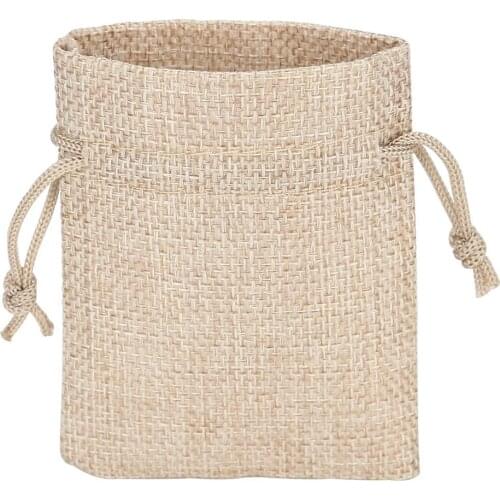 Mini Bags Burlap bags Jute Hessian Burlap Wedding Favor Gift 50X Jute Sack