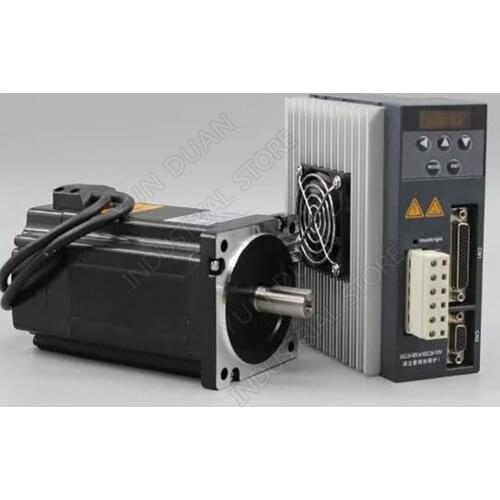 Hybird Stepper Motor Driver Kits 12.5Nm Nema34 86MM 2000RPM Digital Display Closed Loop Encoder Easy Servo 2Ph AC DC CNC Router