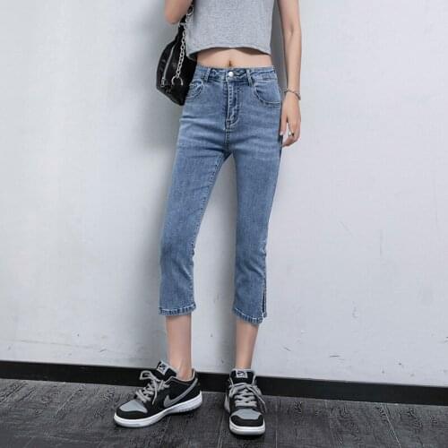 2021 New Jeans Woman Cropped Trousers Harem Denim Pants Boyfriend Femme Denim Women Clothing High Waist Vintage Plus Size