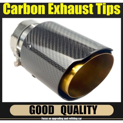 Genuine New hot sale Carbon Muffler Tip Exhaust System Universal Stainless gold Mufflers pipe for Akrapovic