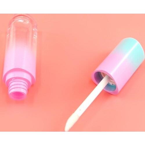 4ml 10/30/50pcs Empty Gradient Pink Blue Lip Gloss Tube,DIY Portable Liquid Lipstick Bottle,Refillable Lipgloss Tubes