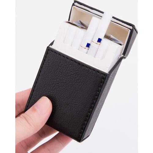 Clamshell Cigarette Case 20 Sticks Thick Cigarette Creative Personality Moisture-proof Cigarette Case Men Cigarette Accessories