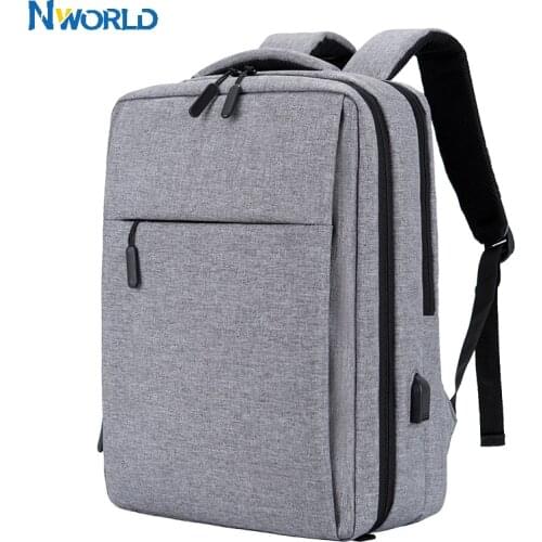 Casual Style Backpacks USB Charge Anti Theft Laptop Backpack Men Women Bag School Mochila Travel Daypack for Xiaomi Air Bag