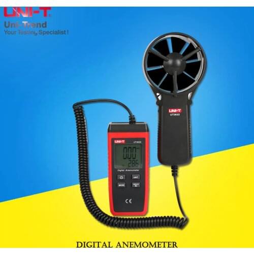 UNI-T UT363S Digital Anemometer; Handheld Split Wind Speed / Wind Temperature Test Table / Industrial Anemometer