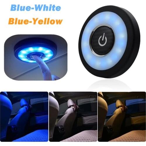 Car Reading Light Led Roof Lamp Auto Interior Car Dome Reading Light Touch USB Charging Atmosphere Lamp Light Trunk Lamp