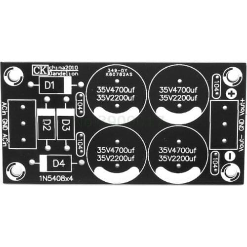 Rectifier Filter Power Supply Board Amplifier Dual Power PCB Bare Board
