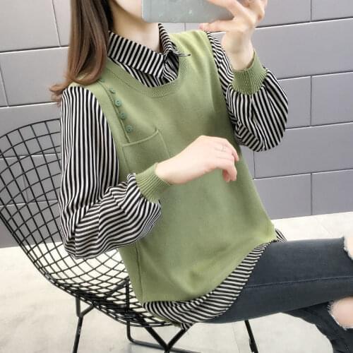Woman Sweaters Pullover Womens Collar Sweater Spring Loose New Year Sweater Femme Chandails