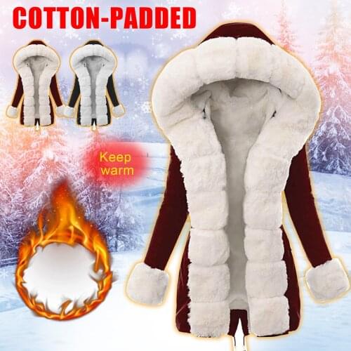 2020 Winter Coat For Women Hooded Outerwear Coat Ladies Plush Warm Coat Female Winter Outerwear Dropshipping Manteau Femme Hiver