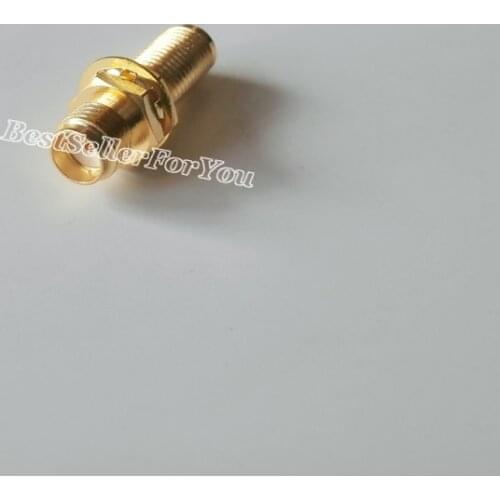 1Pcs Adapter SMA female to SMA female Bulkhead Panel Mount RF Connector Straight