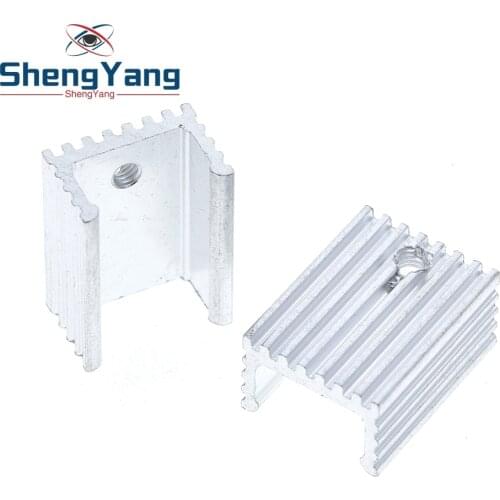 10pcs Aluminium TO-220 Heatsink TO 220 Heat Sink Transistor Radiator TO220 Cooler Cooling 20*15*10MM