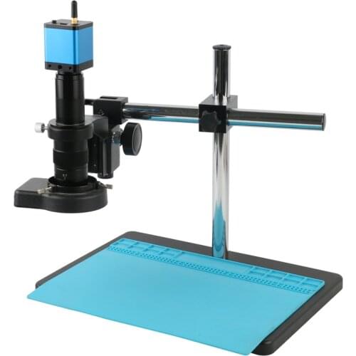 1080P 5.0MP SONY IMX178 WIFI LAN WLAN AP WIFI STA Industrial Video Microscope Camera+180X 300X C Mount Lens+ 144 LED Ring Light