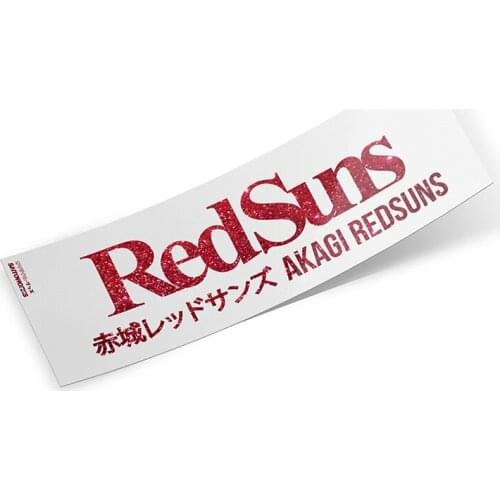 13cm x 8.7cm for Akagi Red Suns Car Sticker Creativite Waterproof Bumper Decal Air Conditioner Decoration