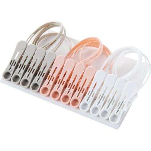 A2717 Plastic Clip Windproof Clothes Clip Clothespin Household Small Clip clothes pin Clothes Pegs