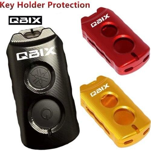Motorcycle Accessories Key Case Cover Holder Protector remote control keychain key case bag cover For YAMAHA QBIX 125 QBIX125