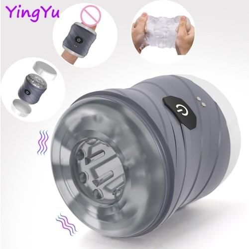 Automatic Male Masturbator Cup Vagina Masturbation Vibrator Adult Anal Blowjob Pussy Stimulator Sex Toys for Men Intimate Goods