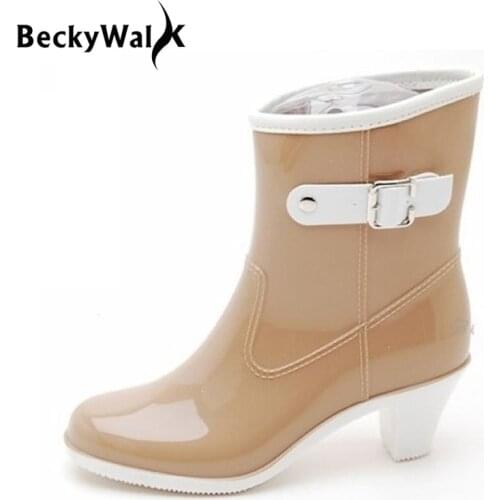 Женские резиновые сапоги BeckyWalk China At AliExpress